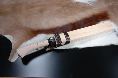 MASANOHuntingHatchet sword270single-edgedBlue2 steel  Oak handle