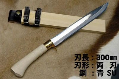 Tosa sword Hatchet(Polish Hunter)300Super-Blue steel Toyokuni 3th